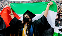 اهتزاز پرچم فلسطین در دانشگاه میشیگان/ پلیس آمریکا به دانشگاه ویرجینیا یورش برد